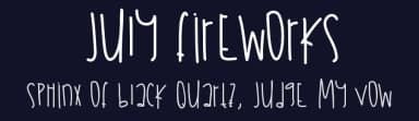 July Fireworks by Des Gomez — Script Handwritten Font — thumbnail 2