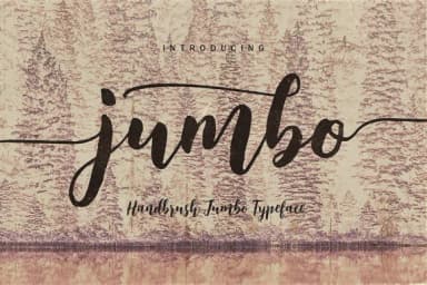 Jumbo Font by JumboDesign — Script Handwritten Font — thumbnail 5