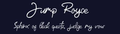 Jump Royce by Aksoro 99 — Script Handwritten Font — thumbnail 2