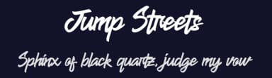 Jump Streets by Krakenbox Std — Script Handwritten Font — thumbnail 2