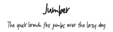 Jumper by Leonard Posavec - LeoSupply.co — Script Handwritten Font — thumbnail 1