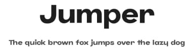 Jumper by Måns Grebäck — Sans Serif Font — thumbnail 1