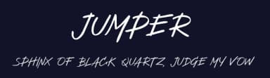 Jumper by Tigadestd — Script Handwritten Font — thumbnail 2