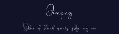 Jumping by Erik Studio — Script Handwritten Font — thumbnail 2