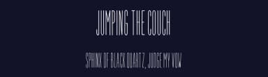 Jumping the Couch by HENRIavecunK Type Co — Script Handwritten Font — thumbnail 2