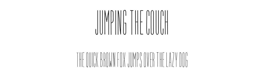 Jumping the Couch by HENRIavecunK Type Co — Script Handwritten Font — preview 1