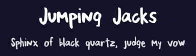 Jumping Jacks by Kelsey Ann G — Script Handwritten Font — thumbnail 2