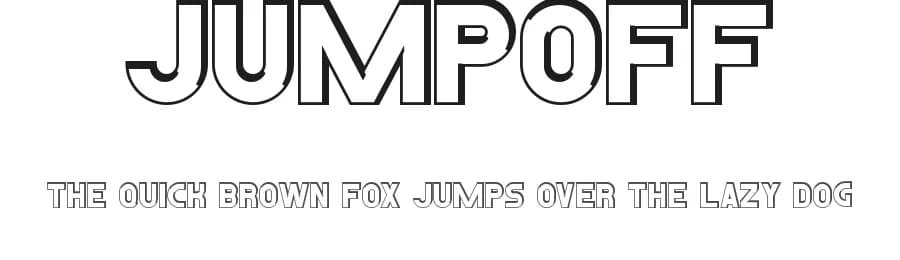 Jumpoff by Noah Type — Sans Serif Font