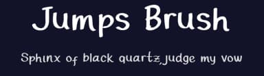 Jumps Brush by SheillaType — Script Handwritten Font — thumbnail 2