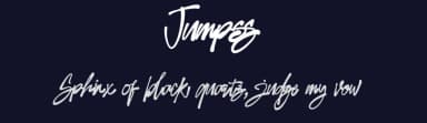 Jumpss by !!!Cornertype Studio — Script Handwritten Font — thumbnail 2