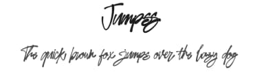 Jumpss by !!!Cornertype Studio — Script Handwritten Font — thumbnail 1