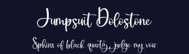 Jumpsuit Dolostone by UI Creative — Script Handwritten Font — thumbnail 2