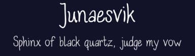 Junaesvik by Yves Michel — Script Handwritten Font — thumbnail 2