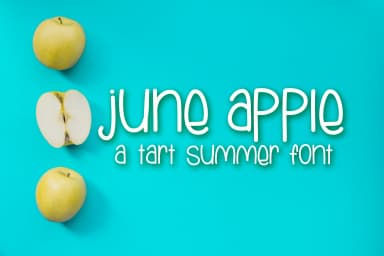 June Apple Font by Peace Love Craft — Script Handwritten Font — thumbnail 1
