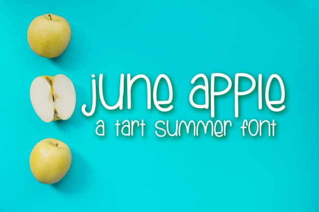 June Apple Font by Peace Love Craft — Script Handwritten Font