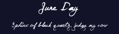 June Day by Samuel Lapointe — Script Handwritten Font — thumbnail 2