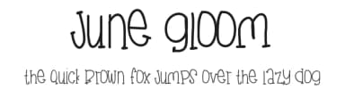 June Gloom by Des Gomez — Script Handwritten Font — thumbnail 1