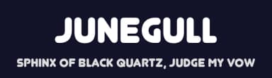 Junegull by Typodermic Fonts — Sans Serif Font — thumbnail 2