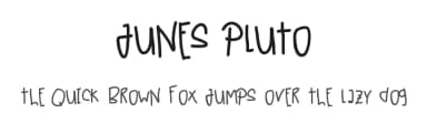 Junes Pluto by Des Gomez — Script Handwritten Font — thumbnail 1