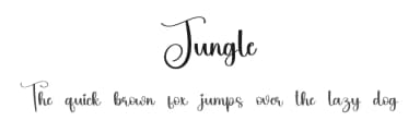 Jungle by Scratchones — Script Handwritten Font — thumbnail 1