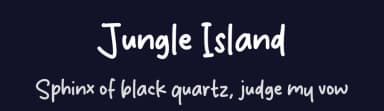 Jungle Island by MJType — Script Handwritten Font — thumbnail 2