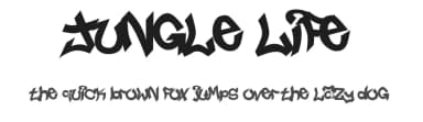 Jungle Life by DJ Urban Mecha — Script Handwritten Font — thumbnail 1