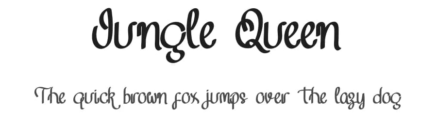 Jungle Queen by Inermedia Studio — Script Handwritten Font