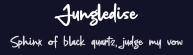 Jungledise by Allouse Studio — Script Handwritten Font — thumbnail 2