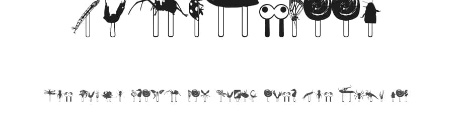 Junglefood by Andrea Bartsch — Dingbats Font