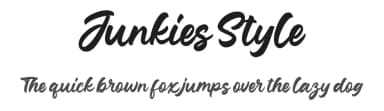 Junkies Style by Creatype Studio — Script Handwritten Font — thumbnail 1