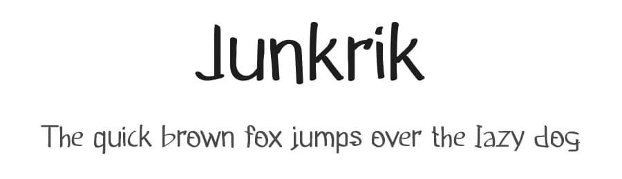 Junkrik by Portype Studio — Script Handwritten Font — preview 1