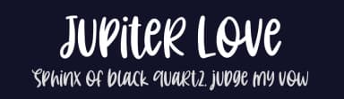 Jupiter Love by Typefar — Script Handwritten Font — thumbnail 2