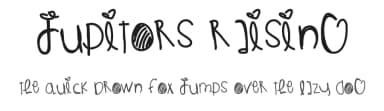 Jupitors Raising by Des Gomez — Script Handwritten Font — thumbnail 1