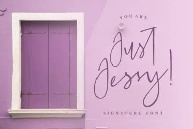 Just Jessy Font by Garisman Studio — Script Handwritten Font — thumbnail 1