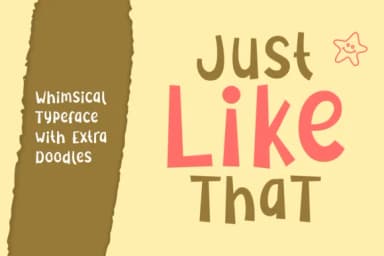 Just Like That Font by Rifki (7ntypes) — Script Handwritten Font — thumbnail 1