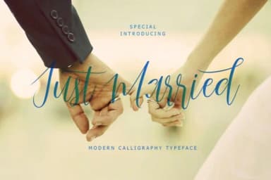 Just Married Script Font by gatype — Script Handwritten Font — thumbnail 1