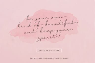 Just Signature Font by CreatypeStudio — Script Handwritten Font — thumbnail 4