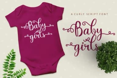 Just Swirls Font by HansCo — Script Handwritten Font — thumbnail 3