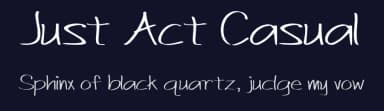 Just Act Casual by Brittney Murphy Design — Script Handwritten Font — thumbnail 2