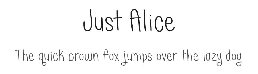 Just Alice by Brittney Murphy Design — Script Handwritten Font
