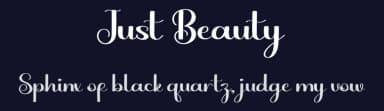 Just Beauty by Erik Studio — Script Handwritten Font — thumbnail 2