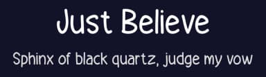 Just Believe by Md Shohail Bhuian — Script Handwritten Font — thumbnail 2