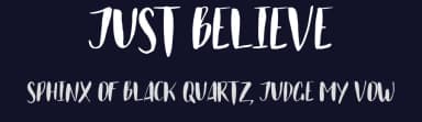 Just Believe by Katsia Jazwinska — Script Handwritten Font — thumbnail 2