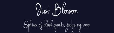 Just Blossom by RantautypeStudio — Script Handwritten Font — thumbnail 2