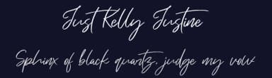 Just Kelly Justine by Khurasan — Script Handwritten Font — thumbnail 2