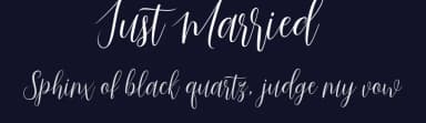 Just Married by Gatype — Script Handwritten Font — thumbnail 2