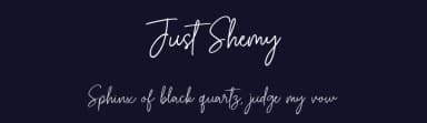 Just Shemy by Typebae Foundry — Script Handwritten Font — thumbnail 2