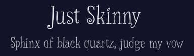 Just Skinny by Galdino Otten Fonts — Script Handwritten Font — thumbnail 2