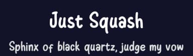 Just Squash by Hanzel Space — Script Handwritten Font — thumbnail 2