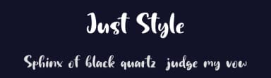 Just Style by epiclinez — Script Handwritten Font — thumbnail 2